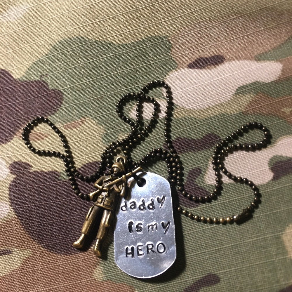 Military child necklace